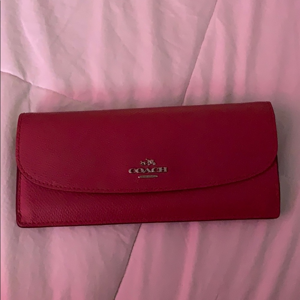 Pink Coach Wallet